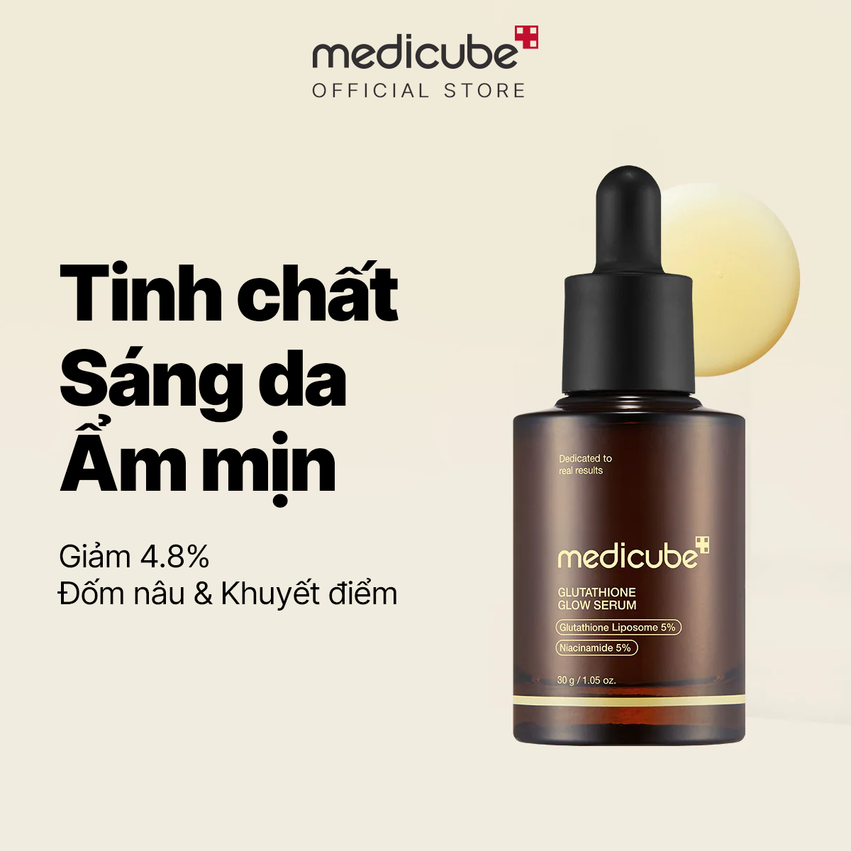  Tinh chất sáng da AGE-R Glutathione Glow Serum 30g 