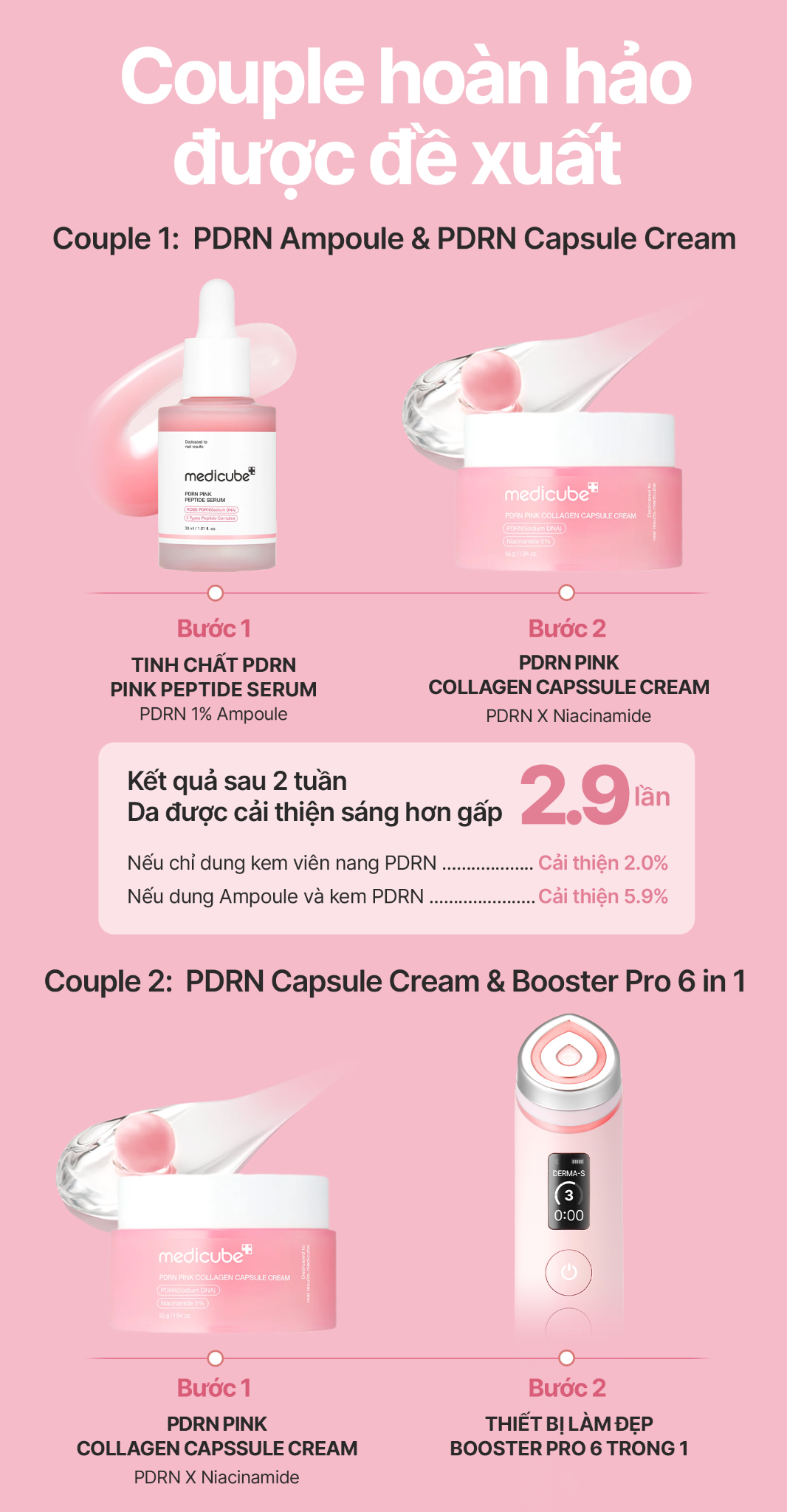  Kem dưỡng viên nang PDRN Pink Collagen Capsule Cream 55g 