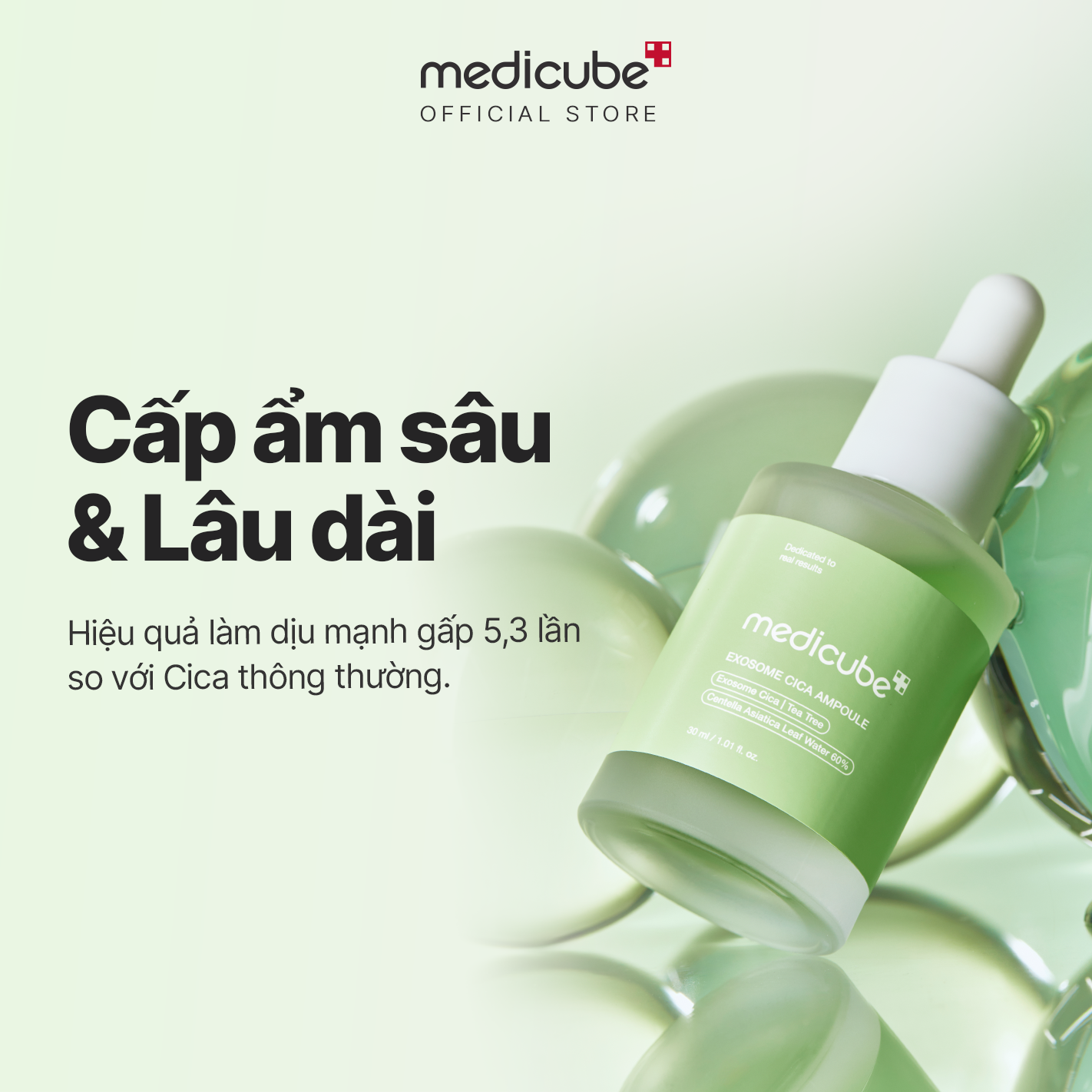  Tinh chất dịu da Exosome Cica Ampoule 30ml 