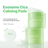  Toner Pad Exosome Cica Calming 100 miếng / 150ml 
