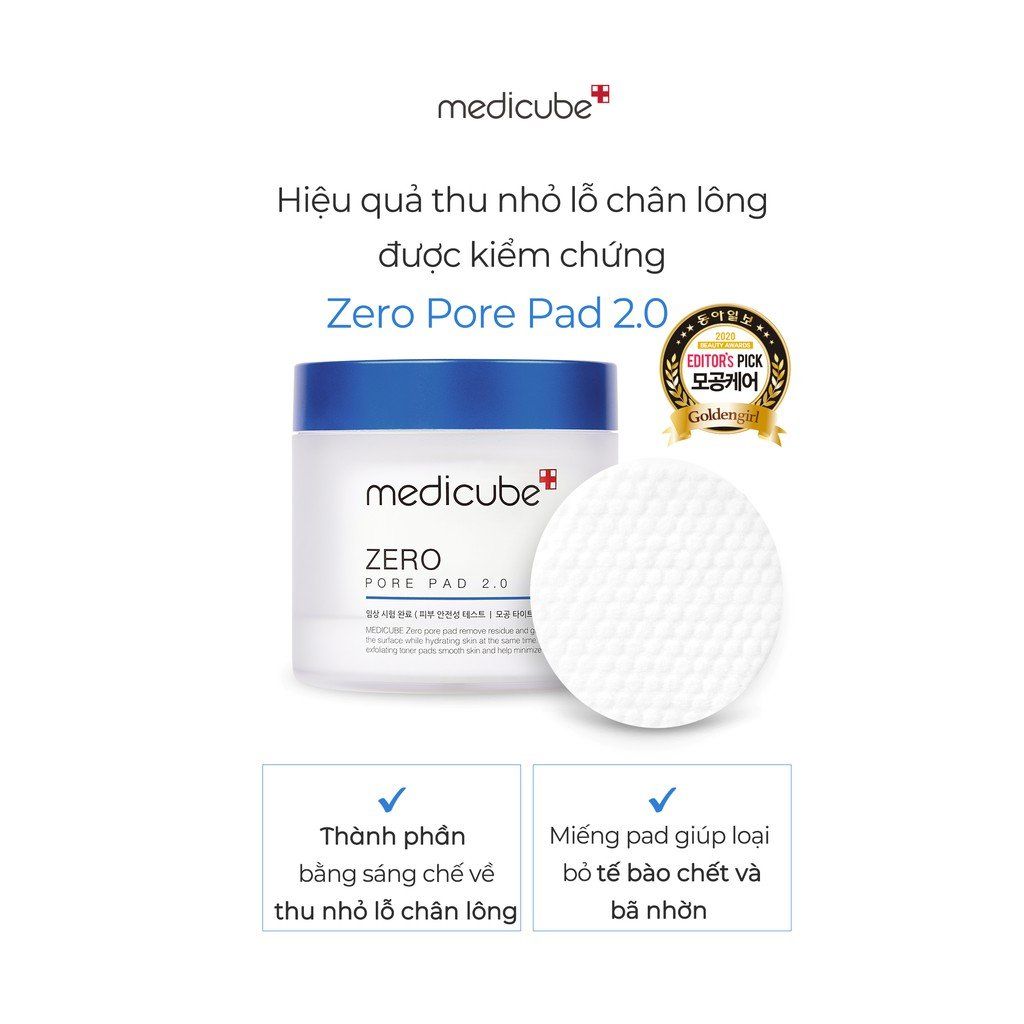  Set Detox Zero lỗ chân lông (Sữa rửa mặt Zero Pore+ Toner Pore Pad) 