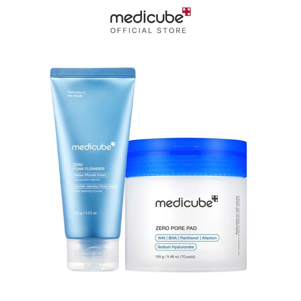  Set Detox Zero lỗ chân lông (Sữa rửa mặt Zero Pore+ Toner Pore Pad) 