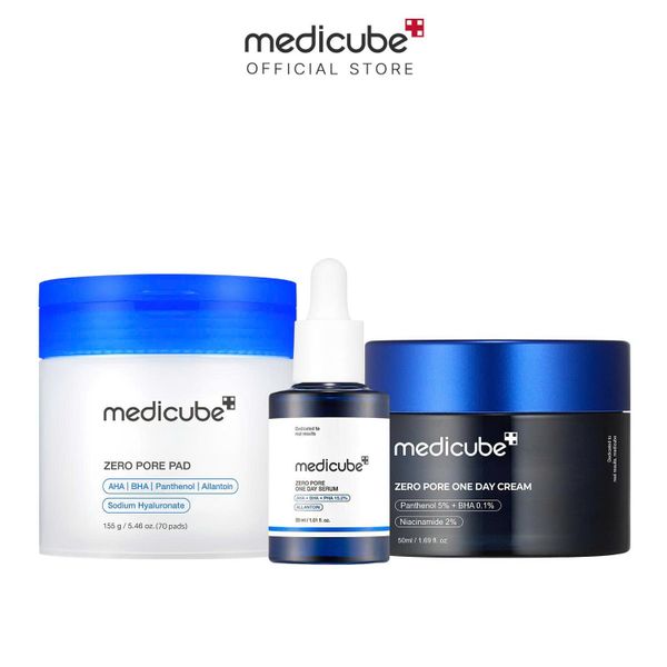  Set dưỡng ZERO PORE ONE DAY (Toner Pad+ 1 Day Serum+ 1 Day Cream) 