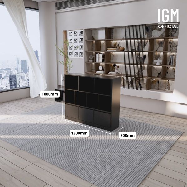 Kệ để đồ 3 tầng có ngăn kéo IGM, thiết kế hiện đại, tối ưu không gian.