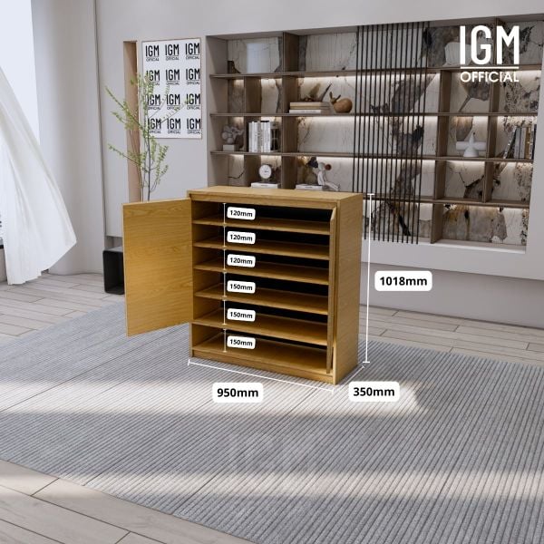 Kệ giày IGM đa tầng giúp tối ưu không gian sắp xếp giày dép.
