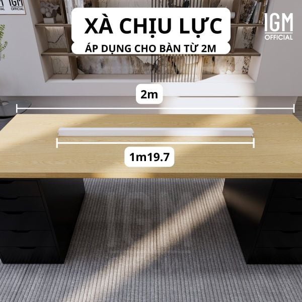Xà chịu lực IGM chất liệu thép sơn tĩnh điện chống võng mặt bàn nhiều kích thước.