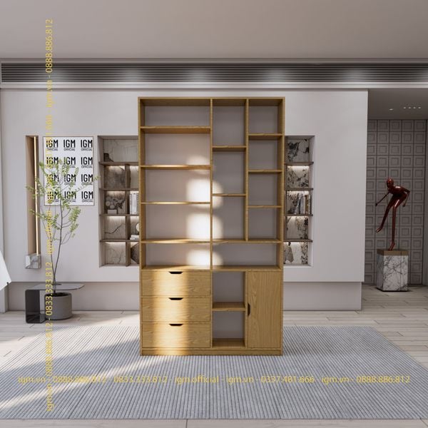 Tủ kệ văn phòng IGM đa ngăn tiện dụng, lưu trữ thông minh.