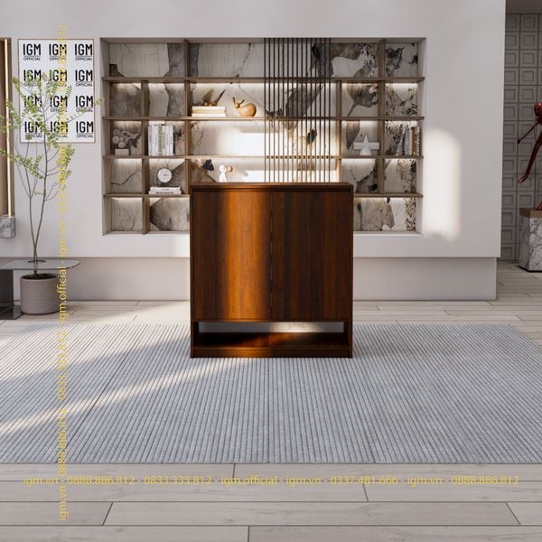 Kệ giày IGM đa tầng giúp tối ưu không gian sắp xếp giày dép.