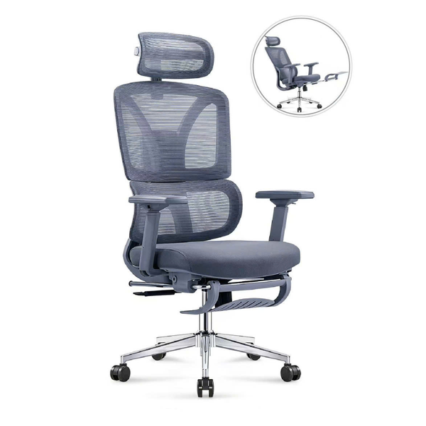 Ghế Công Thái Học IGM901 đa năng, đệm lưới thoáng mát, chống mỏi lưng.