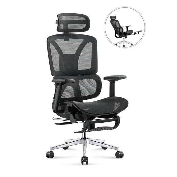 Ghế Công Thái Học IGM902 cao cấp, điều chỉnh linh hoạt, thiết kế hiện đại.
