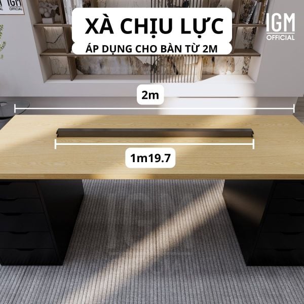 Xà chịu lực IGM chất liệu thép sơn tĩnh điện chống võng mặt bàn nhiều kích thước.