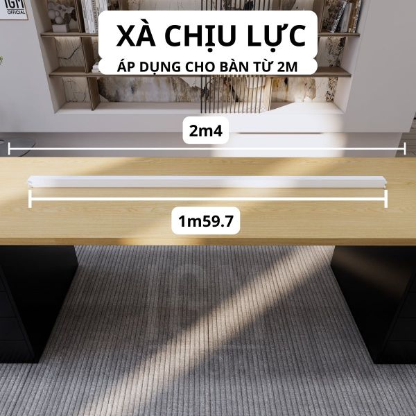 Xà chịu lực IGM chất liệu thép sơn tĩnh điện chống võng mặt bàn nhiều kích thước.