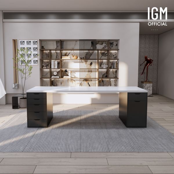 Bàn IKEA IGM 2 hộc tủ rộng 70cm 1 tủ 5 ngăn kéo - 1 tủ 1 ngăn kéo 1 cánh.