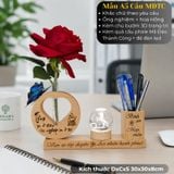  Kệ bút kèm quả cầu phale mẫu A5 