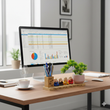  Kệ bút kèm chậu cây mẫu CAY2 