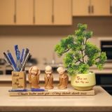  Kệ bút kèm chậu cây mẫu CAY3 
