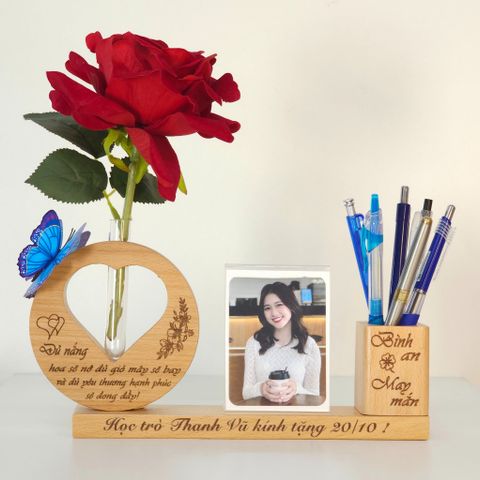  Kệ bút kèm khung ảnh mẫu KA3 