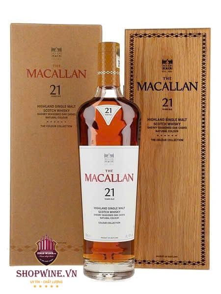  Rượu Macallan 21 Colour Collection 700ml 