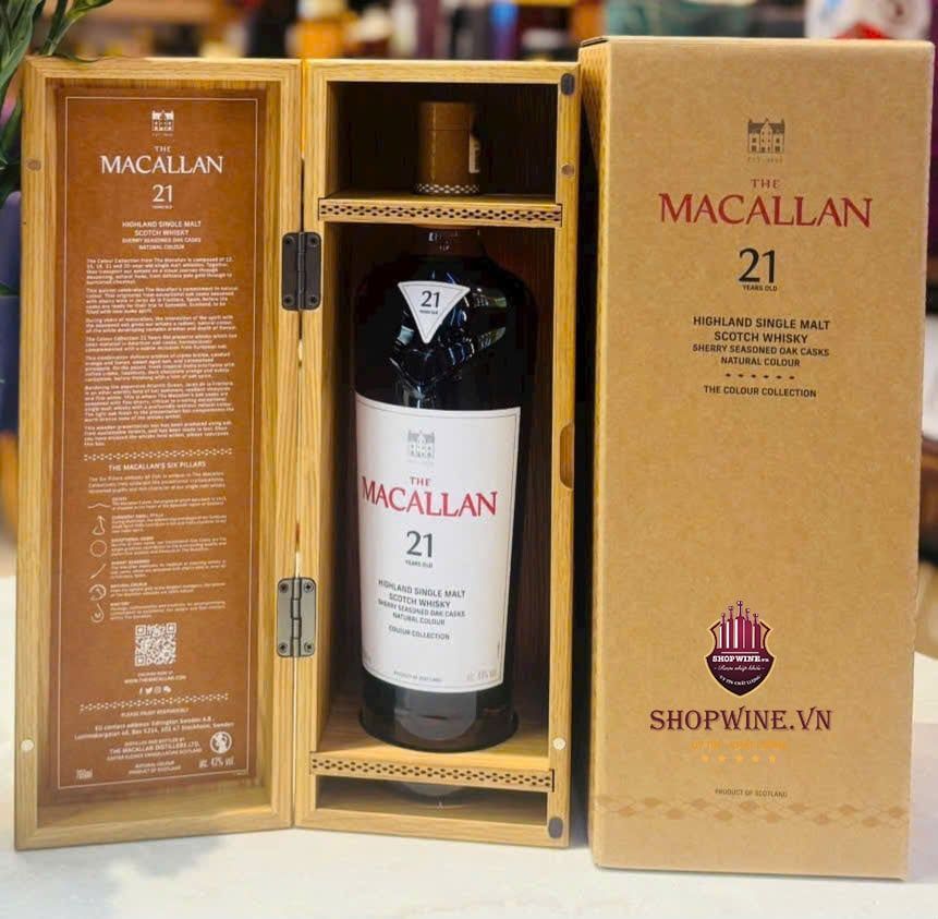  Rượu Macallan 21 Colour Collection 700ml 