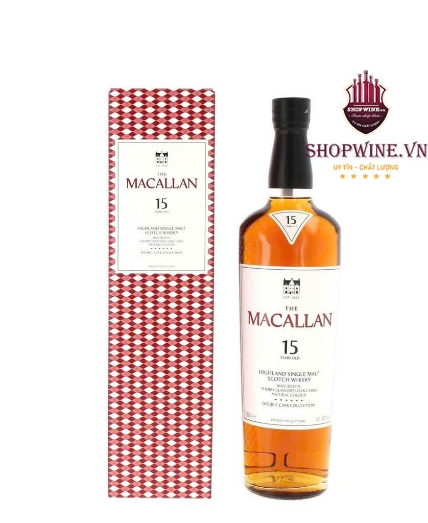  Rượu Macallan 15 Double Cask Collection 