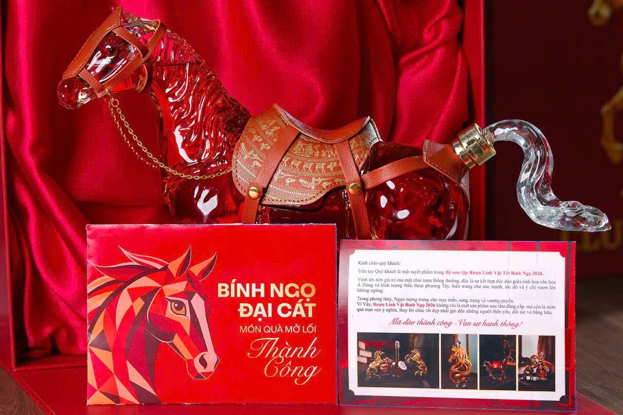  RƯỢU LINH VẬT NGỰA - LONG MÃ ĐẠI VIỆT 