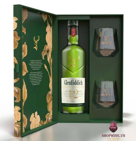  Rượu Glenfiddich 12 Year Old Hộp Quà Tết 2026 