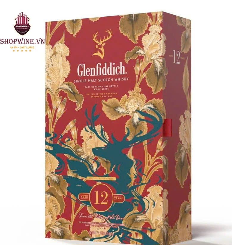  Rượu Glenfiddich 12 Amontillado Sherry Cask Hộp Quà Tết 2026 