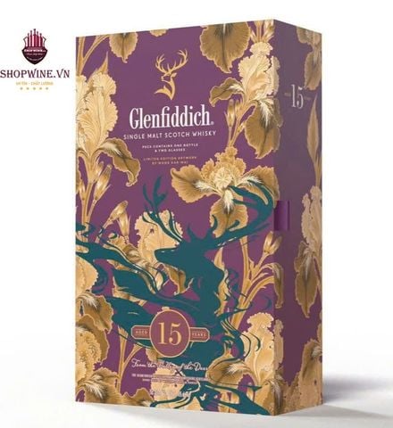  Rượu Glenfiddich 15 Year Old Solera Hộp Quà Tết 2026 