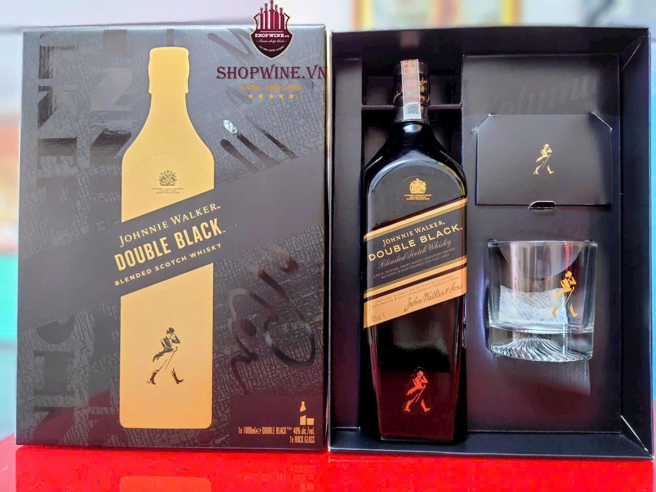  Rượu Johnnie Walker double black - Hộp quà tết 2026 