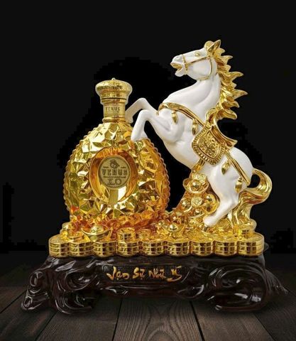  KỆ RƯỢU VẠN SỰ NHƯ Ý - LINH VẬT NGỰA 