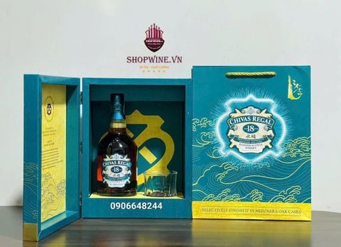  RƯỢU CHIVAS 18 NĂM MIZUNARA - HỘP QUÀ TẾT 2026 