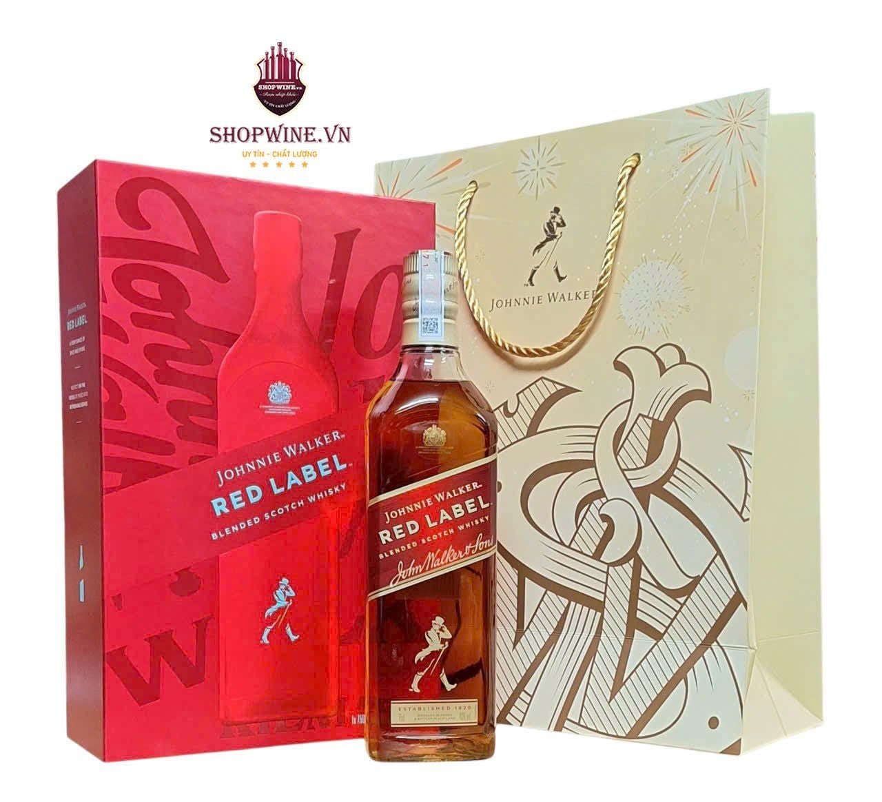  Rượu Johnnie Walker Red Label - Hộp quà tết 2026 
