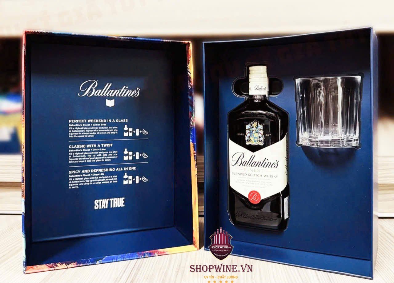 Rượu Ballantines Finest Hộp quà tết 2026 