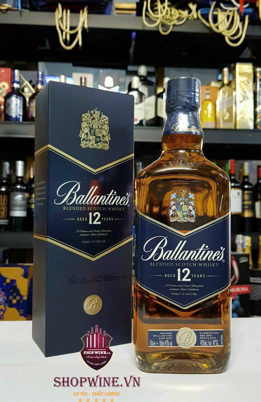  Rượu Ballantines 12 năm 700ml 