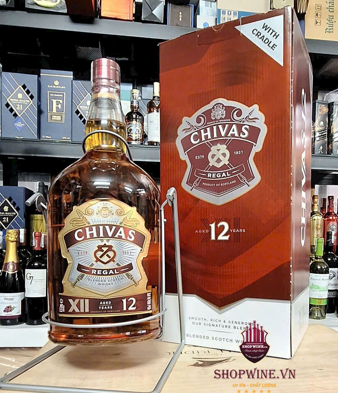  RƯỢU CHIVAS 12 NĂM 4.5 LÍT 