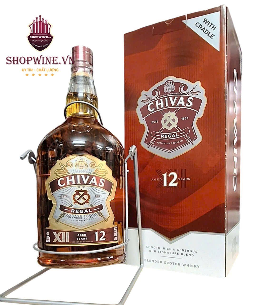  RƯỢU CHIVAS 12 NĂM 4.5 LÍT 