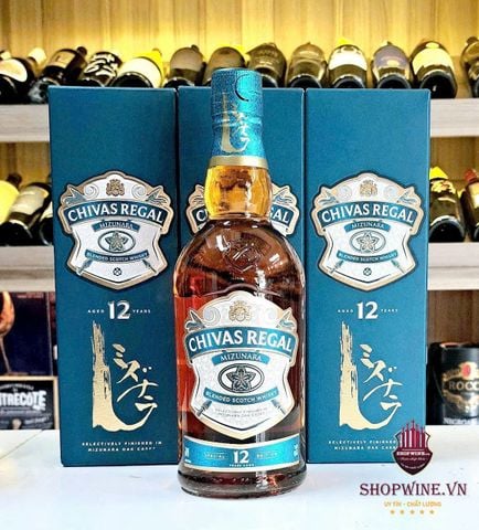  Rượu Chivas 12 Nhật Mizunara 700ml 