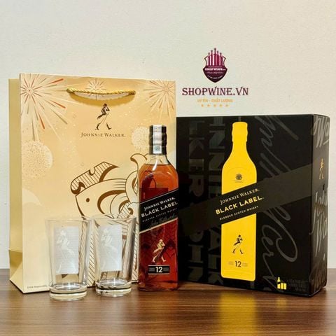  Rượu Johnnie Walker Black Label - Hộp quà tết 2026 