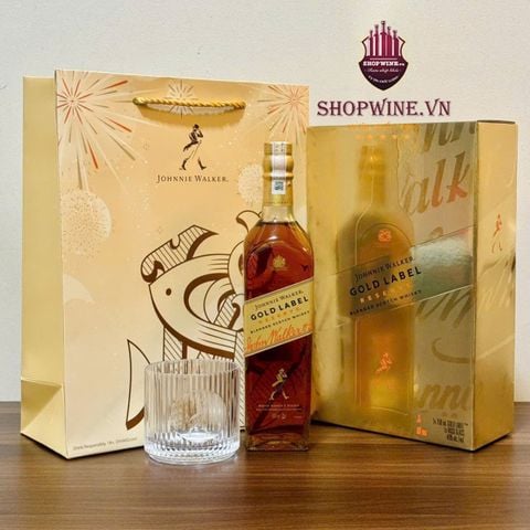  Rượu Johnnie Walker Gold Label - Hộp quà tết 2026 