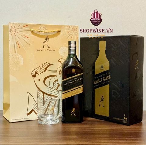  Rượu Johnnie Walker double black - Hộp quà tết 2026 