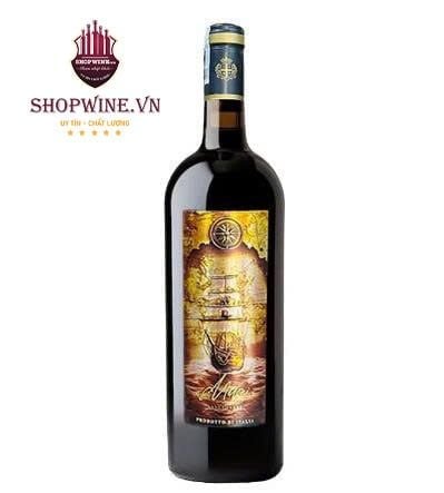  Rượu Vang Ý Meloni Negroamaro - Nhãn vàng 