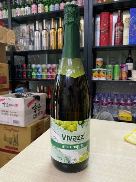  NƯỚC ÉP VIVAZZ SPARKLING JUICE - NHO XANH 