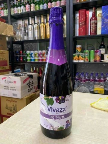  NƯỚC ÉP VIVAZZ SPARKLING JUICE - NHO ĐỎ 