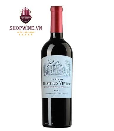  Rượu Vang Pháp Chateau Destieux Veyrac Saint Emilion Grand Cru 