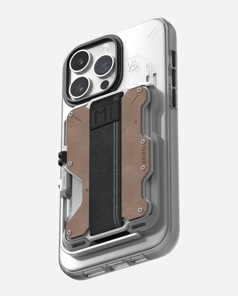  Ví Kim Loại Hít Nam Châm Aulumu G03 Chất Liệu Da Thật Đựng Thẻ| CCCD Tích Hợp Giá Đỡ Cao Cấp Chính Hãng cho iPhone 