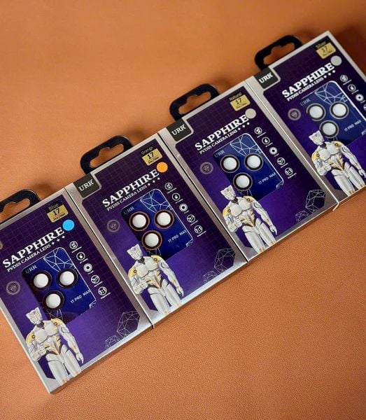  Lens Camera AUTOBOT URR SAPPHIRE PVDSS Cao Cấp Chính Hãng cho iPhone 15 Pro/15Pro Max | 16 Pro/16 Pro Max | 17 Pro/17 Pro Max 