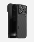  Ốp Lưng AULUMU A16| A17 Aramid Fiber - Khoét Viền Tích Hợp Sạc Từ Tính Cho iP 16 Pro| 16 Pro Max| 17 Pro| 17 Pro Max 