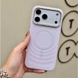  Ốp Mutural Ripple Lưng Vân 3D Viền Camera Đính Đá Tích Hợp Sạc Từ Tính Chính Hãng Cho iPhone 18|17 Pro Max 
