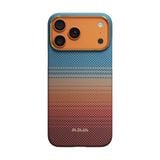  Ốp PITAKA Sunset 2.0 California Dream 01 Bản Hở Viền Có Nút Control – Siêu Phẩm Từ Sợi Aramid Dệt cho iPhone 17 Series 