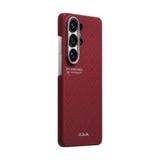 [S26Ultra] Ốp PITAKA Harvard Crimson Bản Hở Viền Có Nút Aaron – Siêu Phẩm Từ Sợi Aramid Dệt Chính Hãng Bảo Hành 12 Tháng 